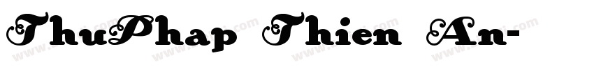 ThuPhap Thien An字体转换
